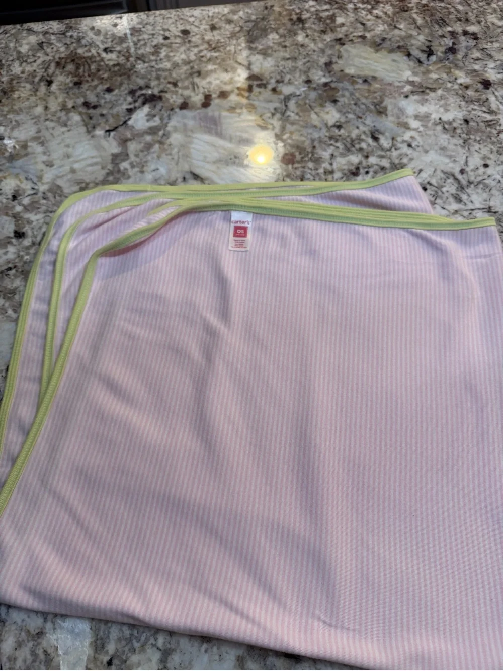 3 Vintage Baby Blanket Lot Carters Kyle & Deena CarSeat Canopy